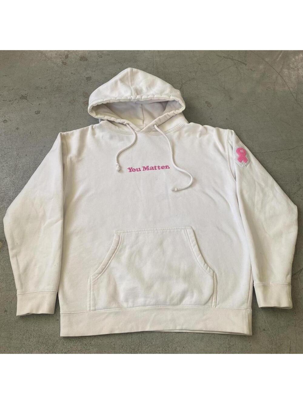 You Matter Cream Hoodie Sweatshirt Breast Cancer Awareness You Matter Hoodie